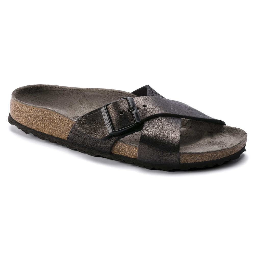 Birkenstock Siena: Sleek Black Leather Sandal