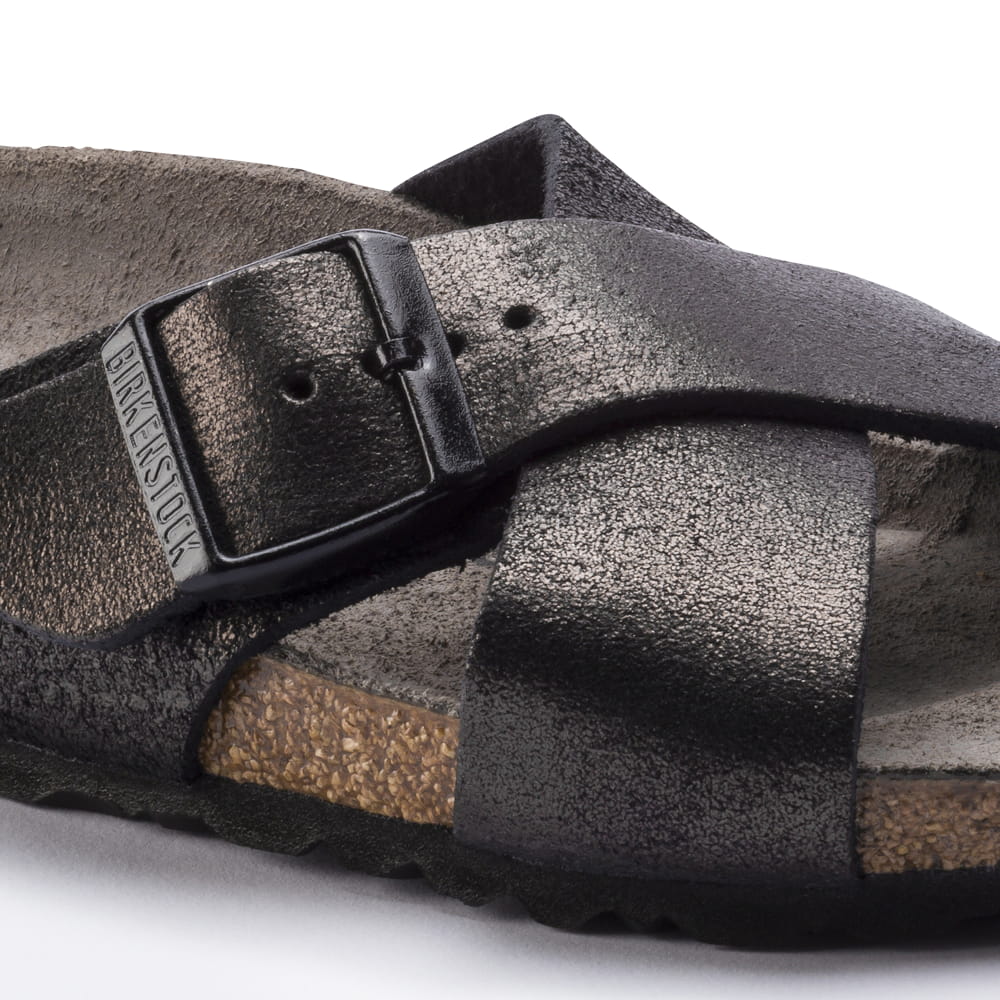 Black Suede Sandal by Birkenstock