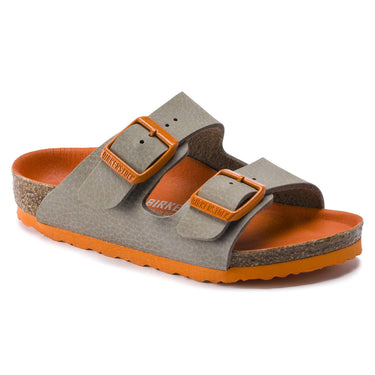 Birkenstock Beige Arizona Kids Birko-Flor Sandal right pair view