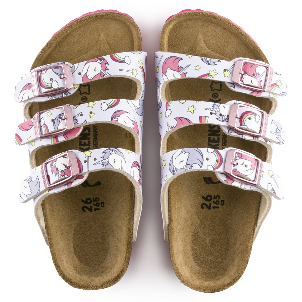 Birkenstock Unicorn Pink Florida Kids Birko-Flor