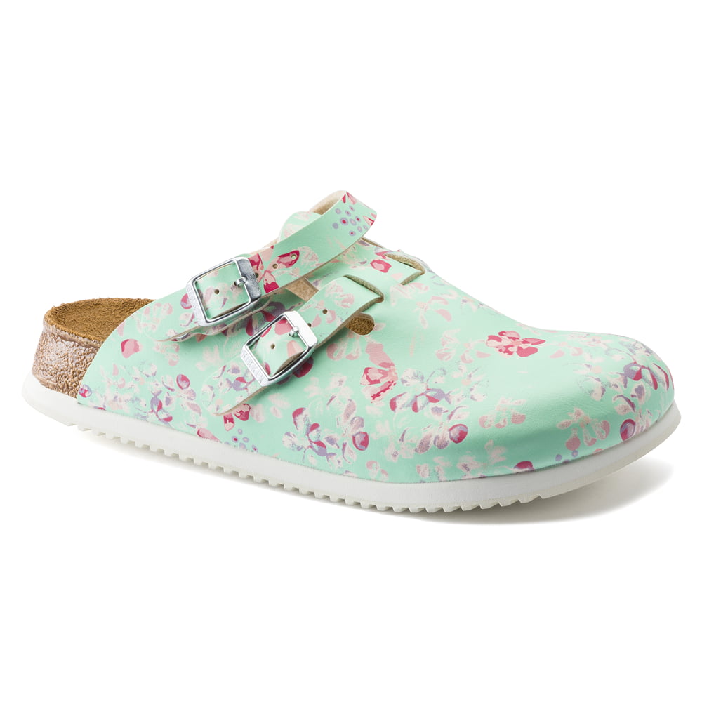 Birkenstock Flower Field Mint Kay SL Birko-Flor Right Side View