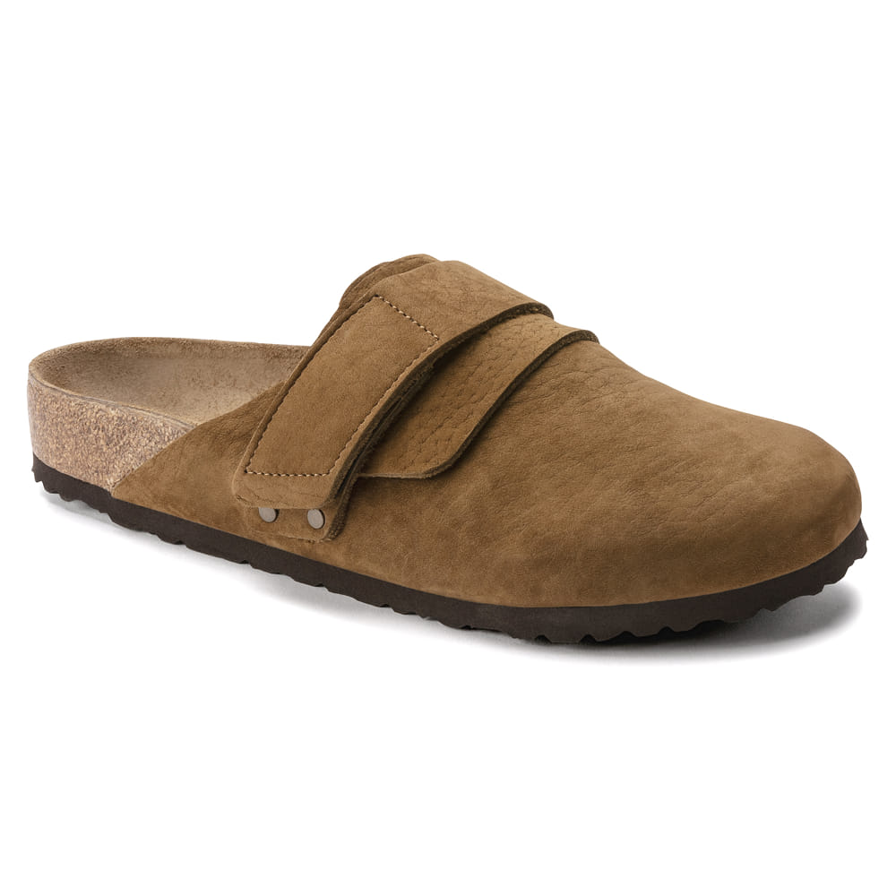 Birkenstock Nagoya Nubuck High-quality Leather Brown Clogs