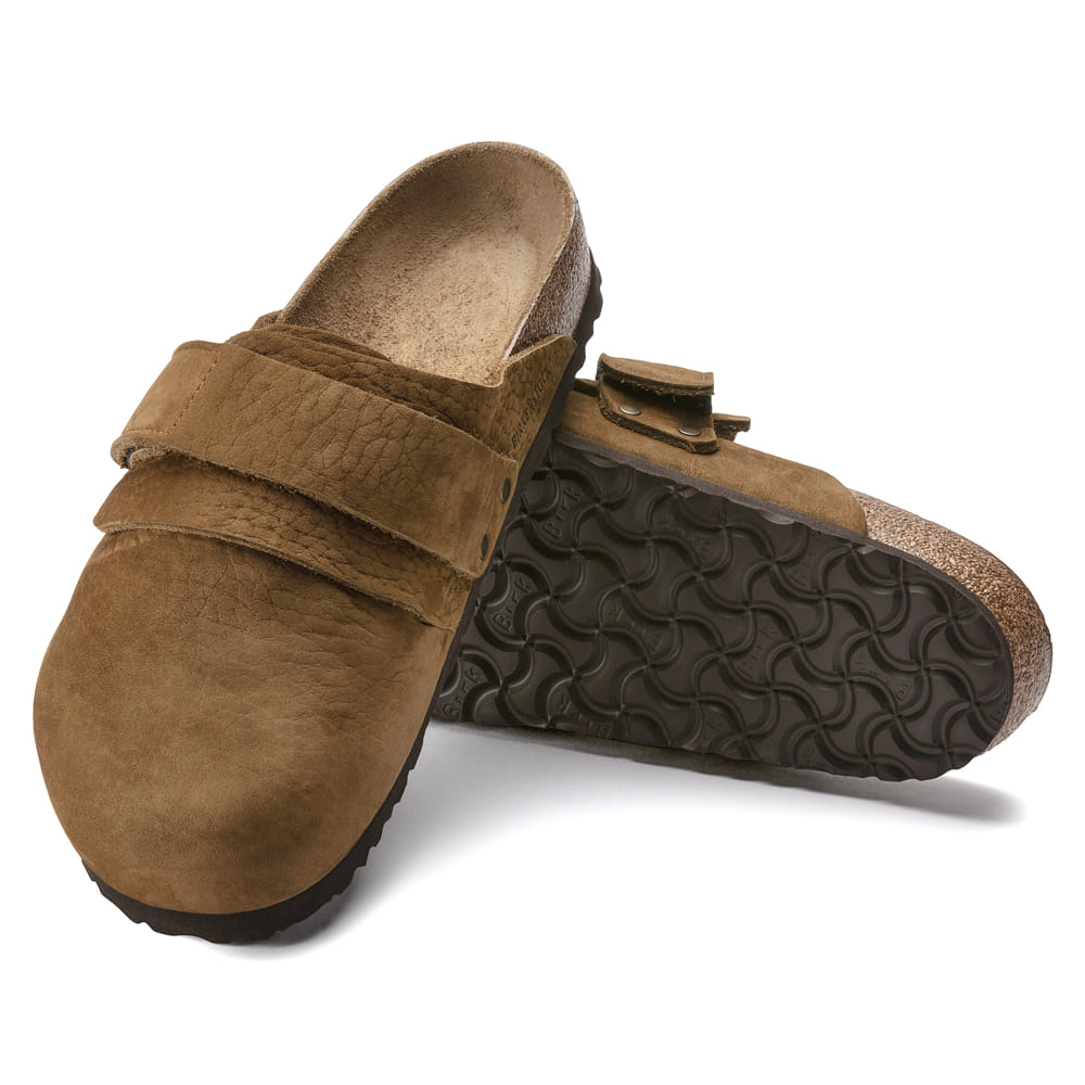 Nagoya's Brown Leather Clogs by Birkenstock