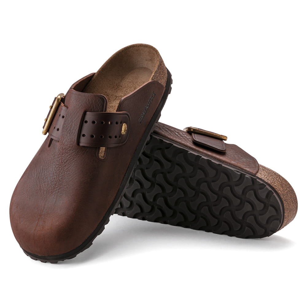 Purchase Birkenstock Boston Brown Bold Gap Natural Leather