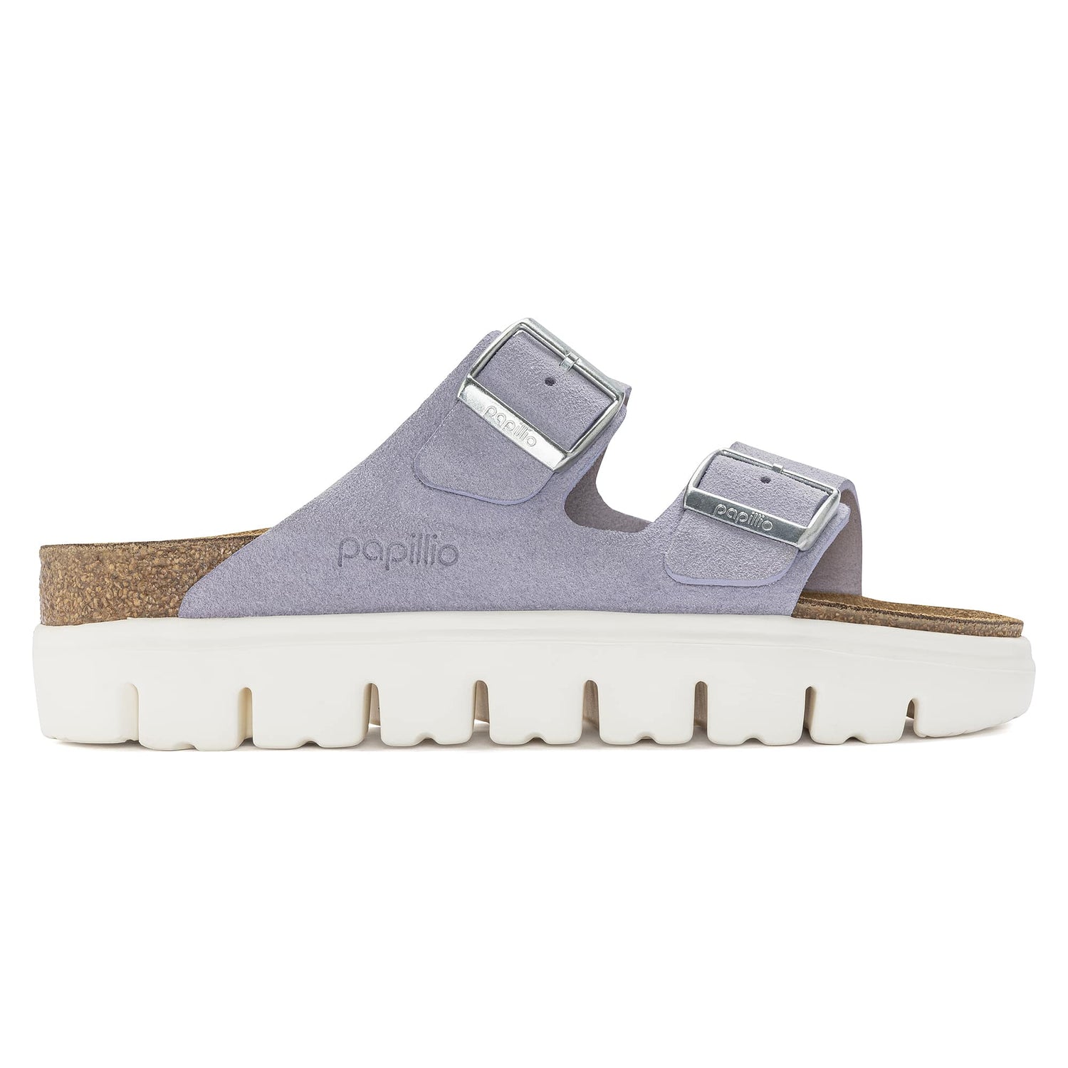 Birkenstock Arizona Sandal: Stylish Chunky Suede in Purple Fog