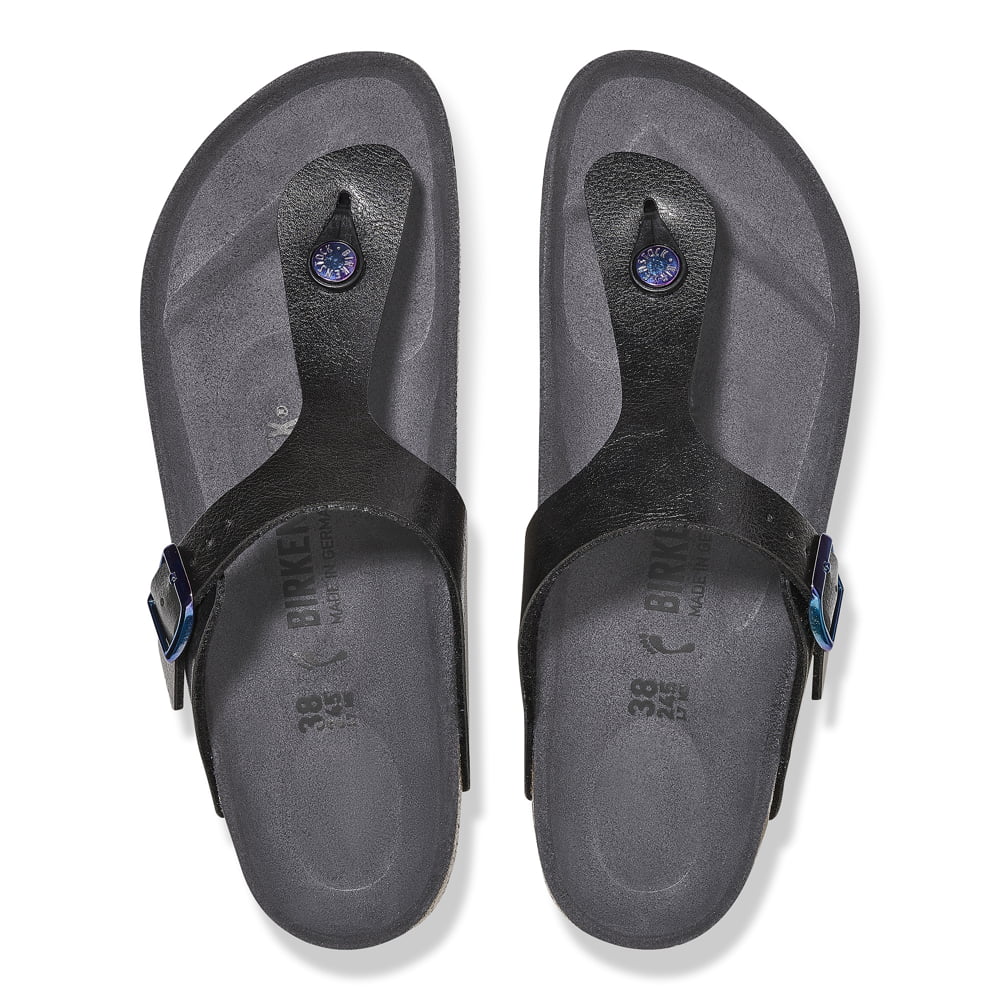 Birkenstock Gizeh Birko-flor Sandal With A Silky Sheen Finish