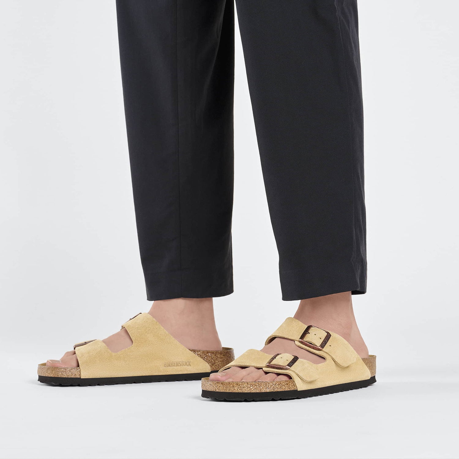 take a look at Birkenstock Arizona Suede Leather sandal