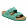 Birkenstock Arizona Green Suede Leather Sandal