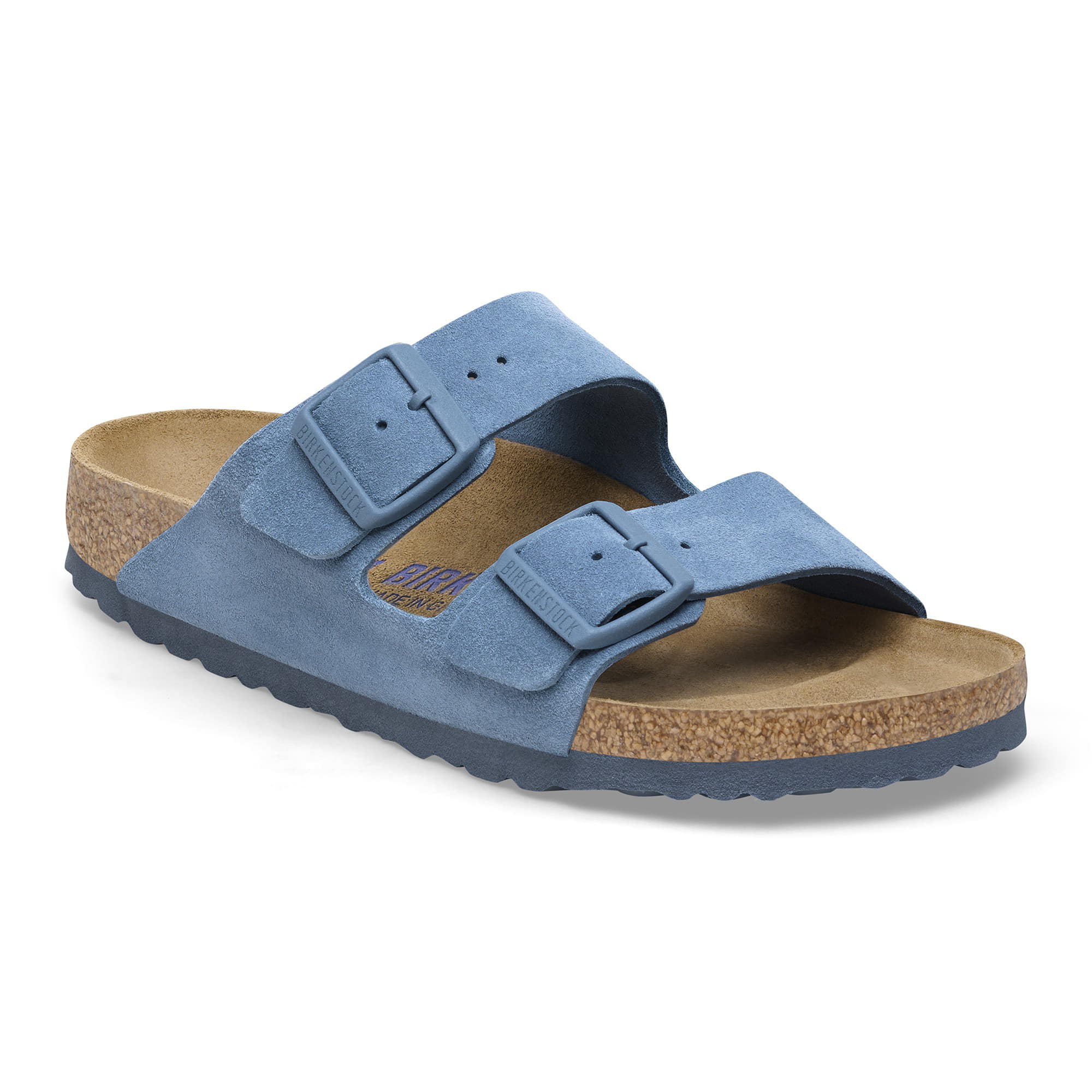 Birkenstock Arizona Men Soft Footbed Navy suede Mens sandals 1020732