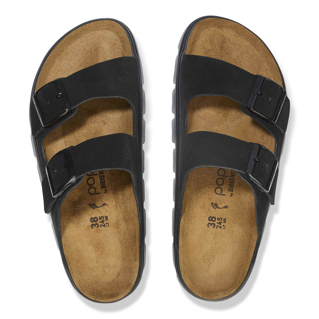 Arizona Platform Suede Leather– BIRKENSTOCK