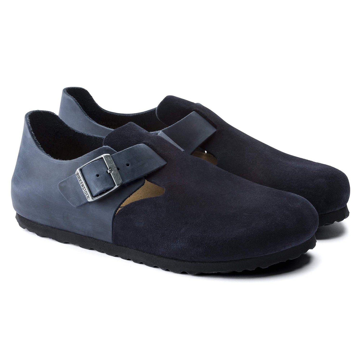 London Oiled Leather/Suede Leather Night Blue - BIRKENSTOCK