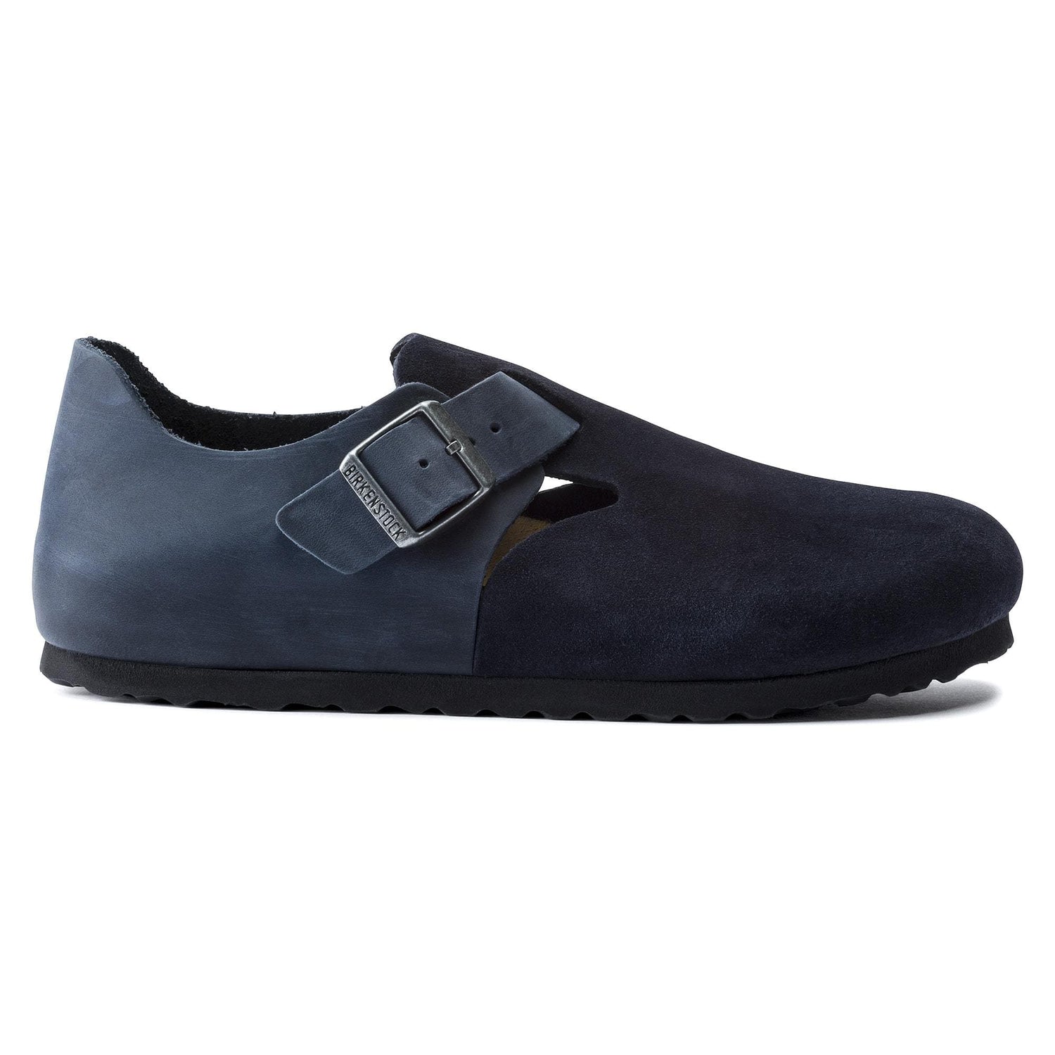 London Oiled Leather/Suede Leather Night Blue - BIRKENSTOCK