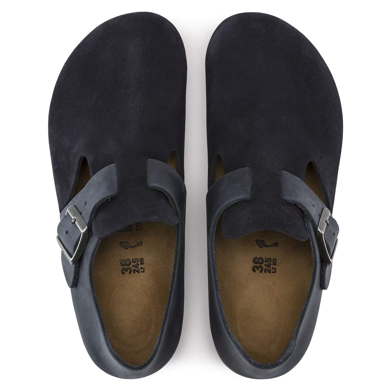 London Oiled Leather/Suede Leather Night Blue - BIRKENSTOCK