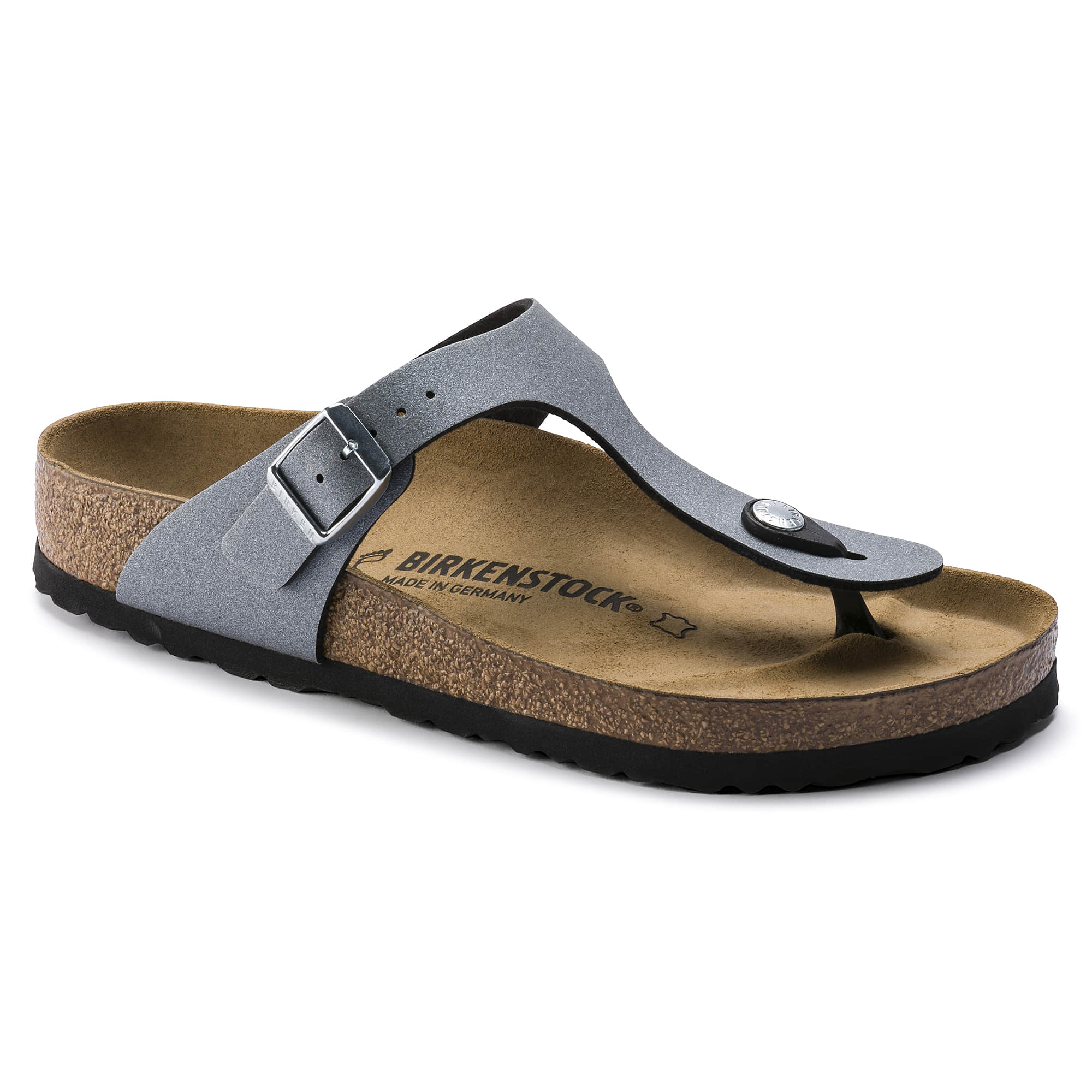 Birkenstock gizeh eva metallic anthracite new arrivals