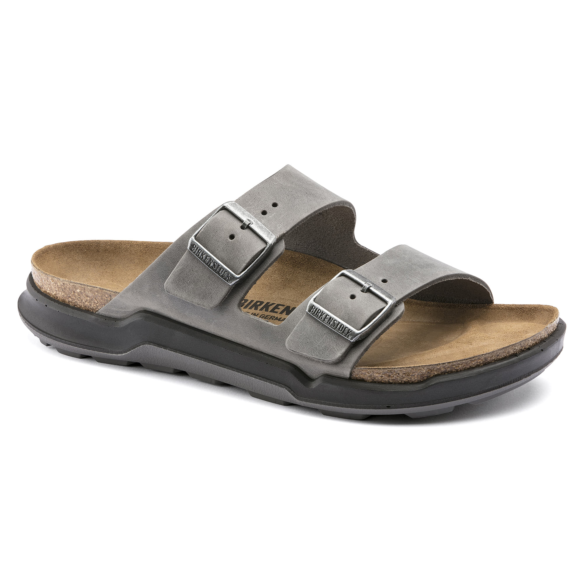 BIRKENSTOCK Arizona Oiled Leather Sandal Iron