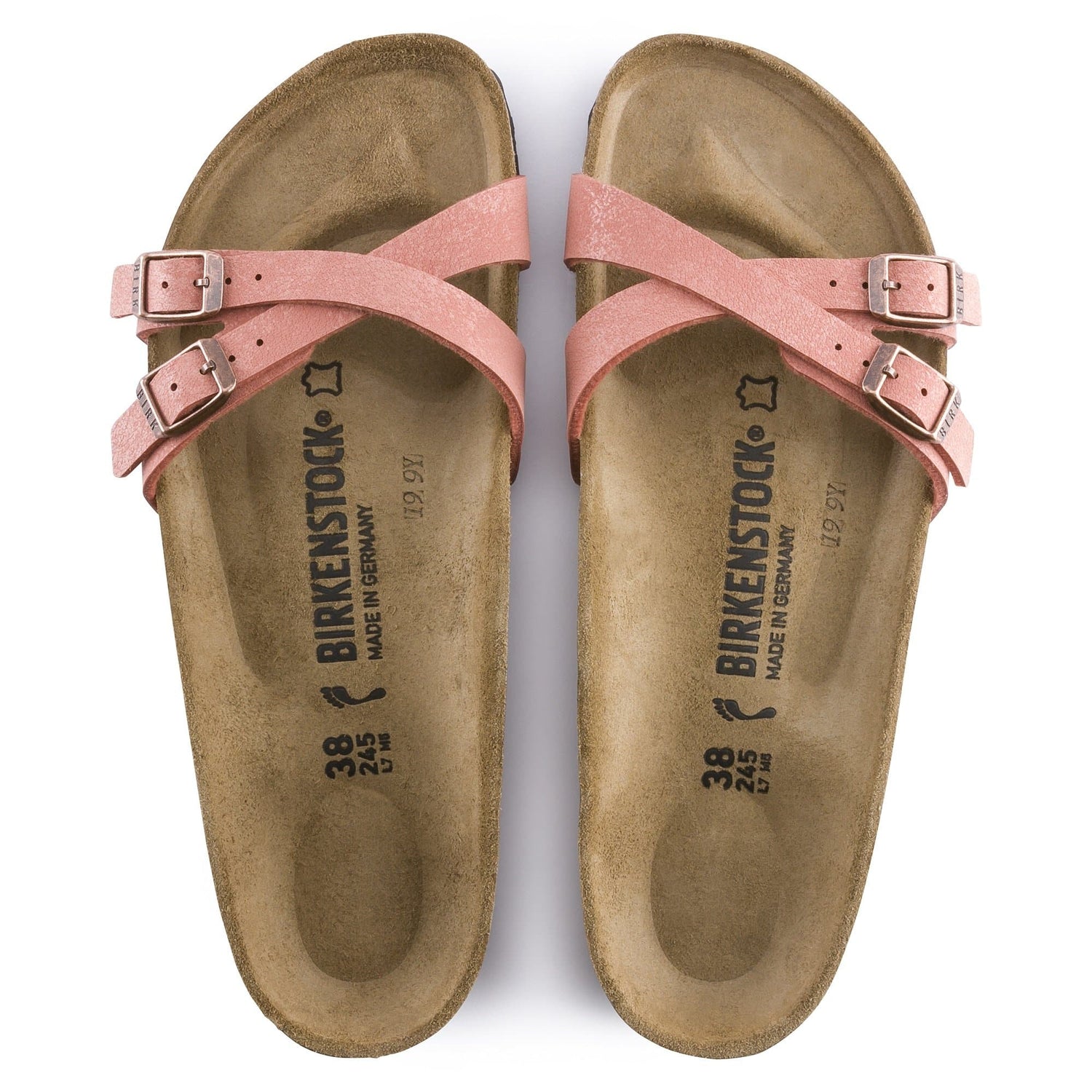 Birko-Flor Nubuck Brushed Earth Red - BIRKENSTOCK