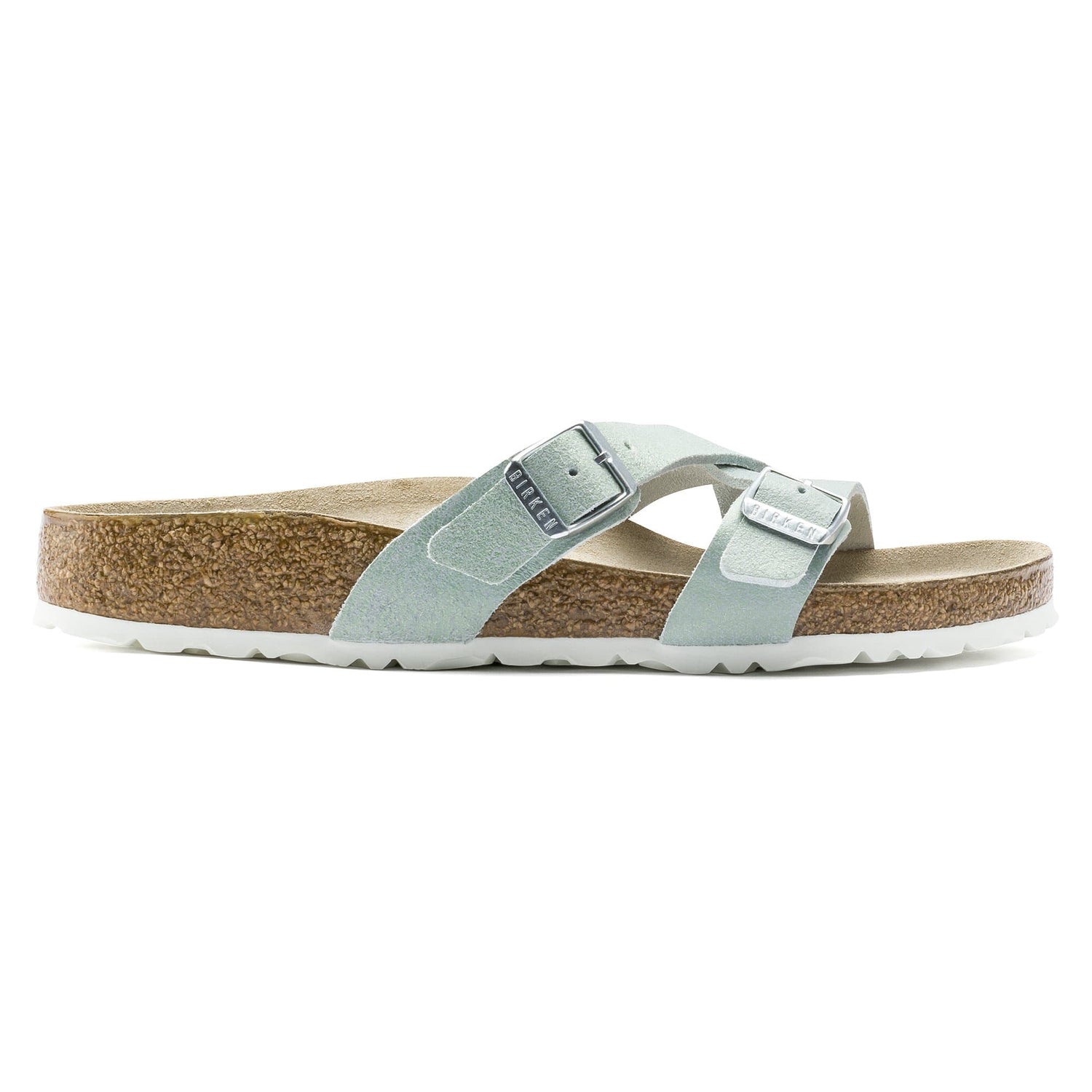 Yao Suede Leather Washed Metallic Mineral - BIRKENSTOCK