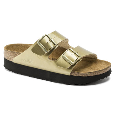 Arizona Birko - Flore Sandal with Buckle - Mettalic Gold