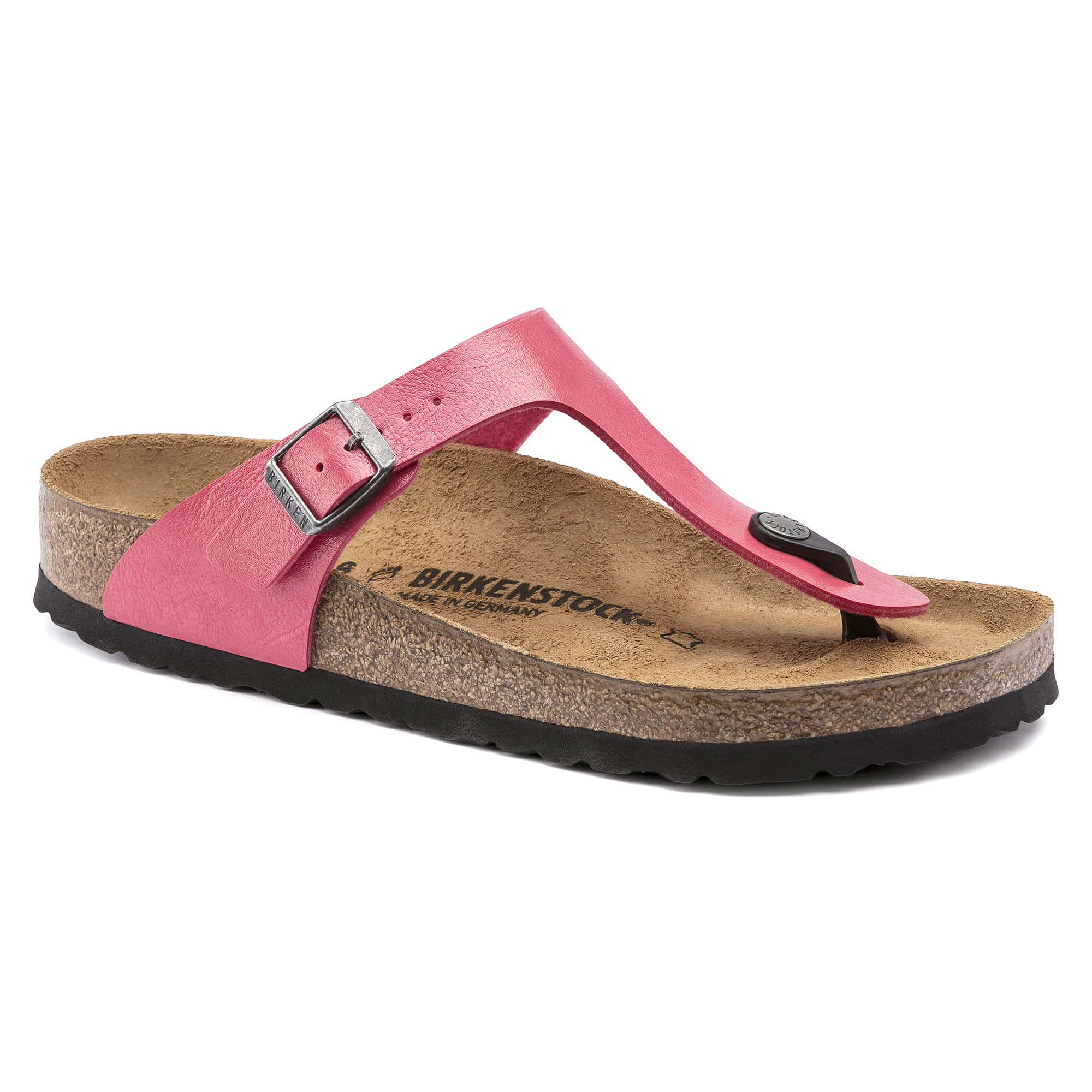 BIRKENSTOCK Gizeh Birko Flor Sandals Graceful Emerald Raspberry