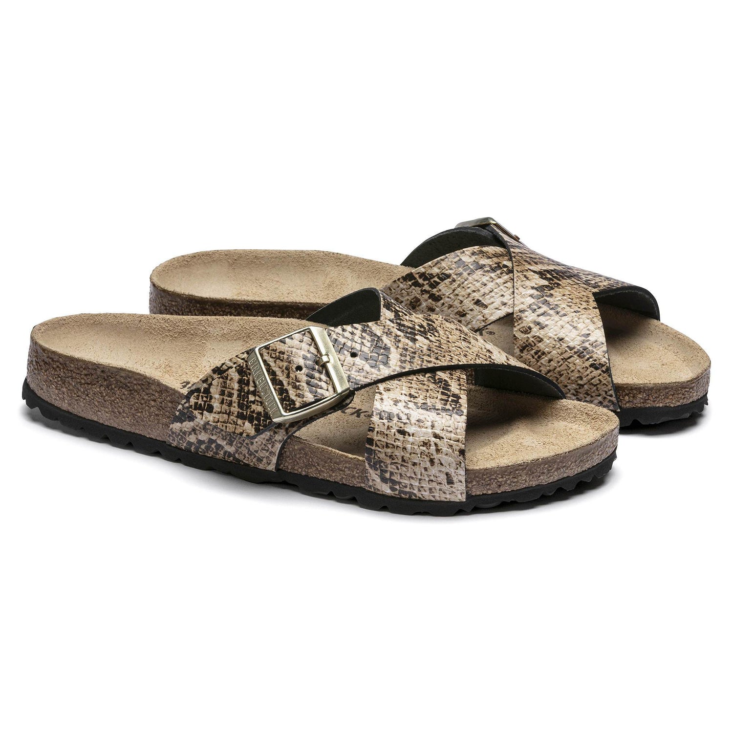 Siena Embossed Natural Leather - BIRKENSTOCK