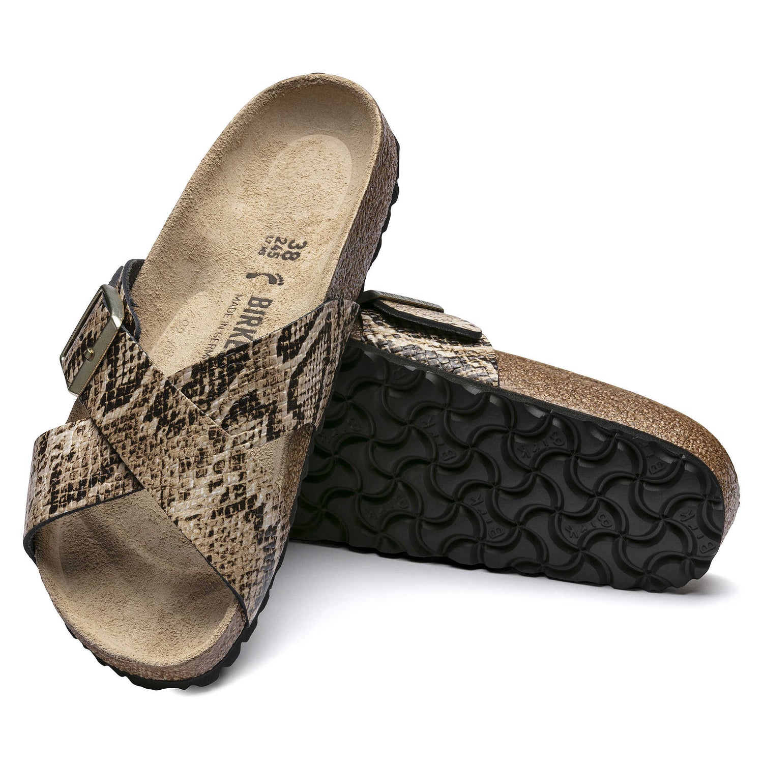 Siena Embossed Natural Leather - BIRKENSTOCK