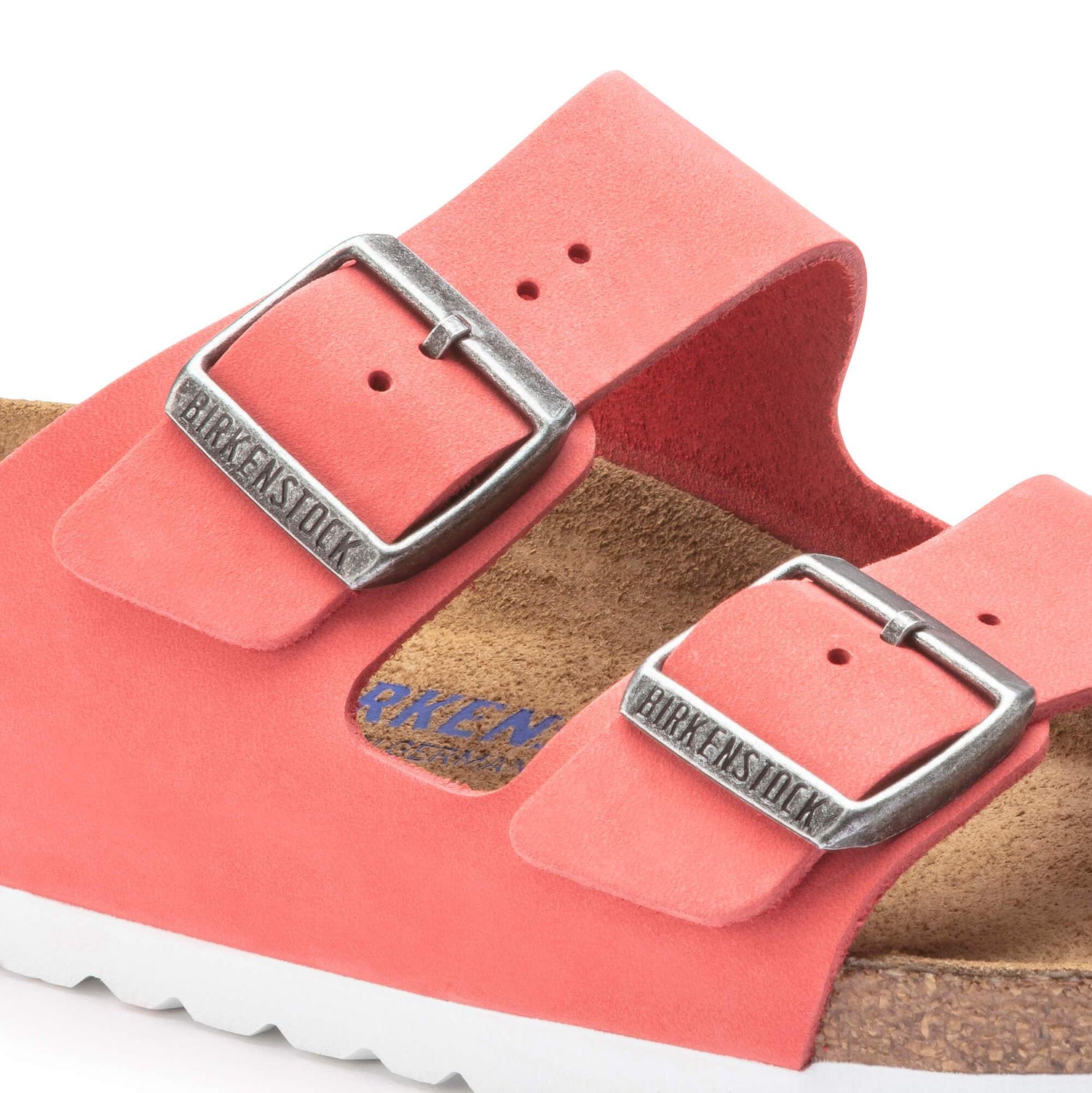 Arizona Nubuck Leather Coral - BIRKENSTOCK