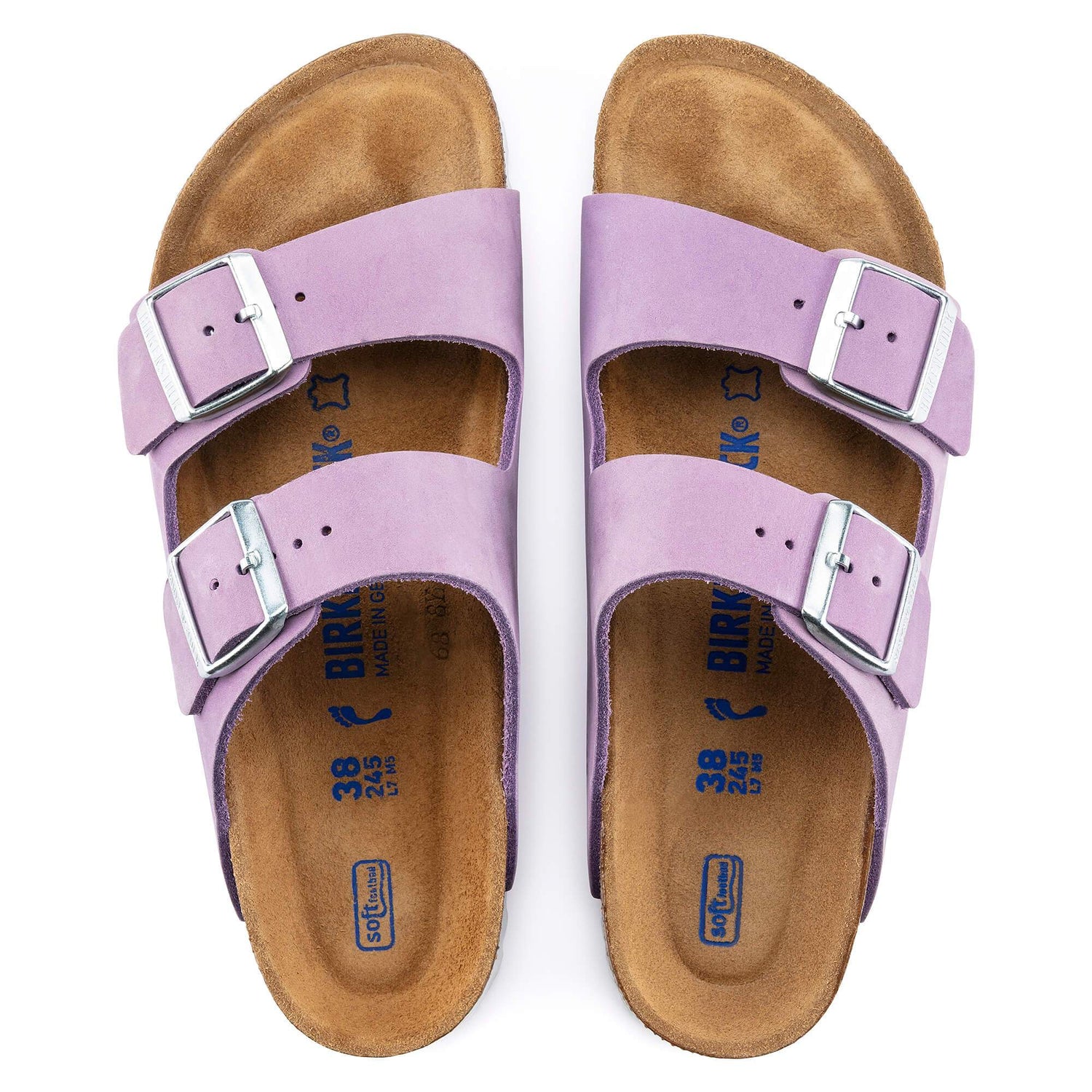 Arizona Nubuck Leather Coral - BIRKENSTOCK