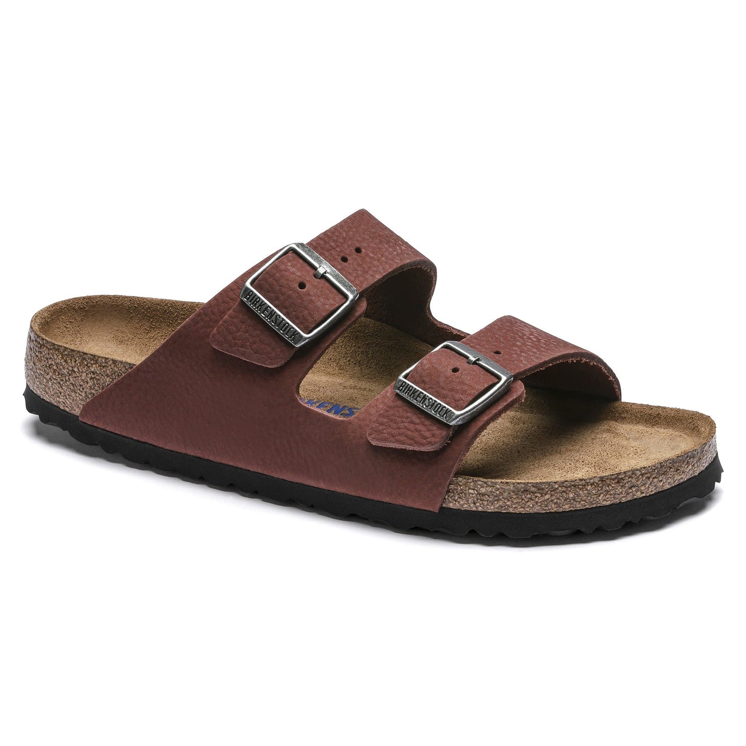 BIRKENSTOCK Arizona Nubuck Leather Soft Vermouth Sandal