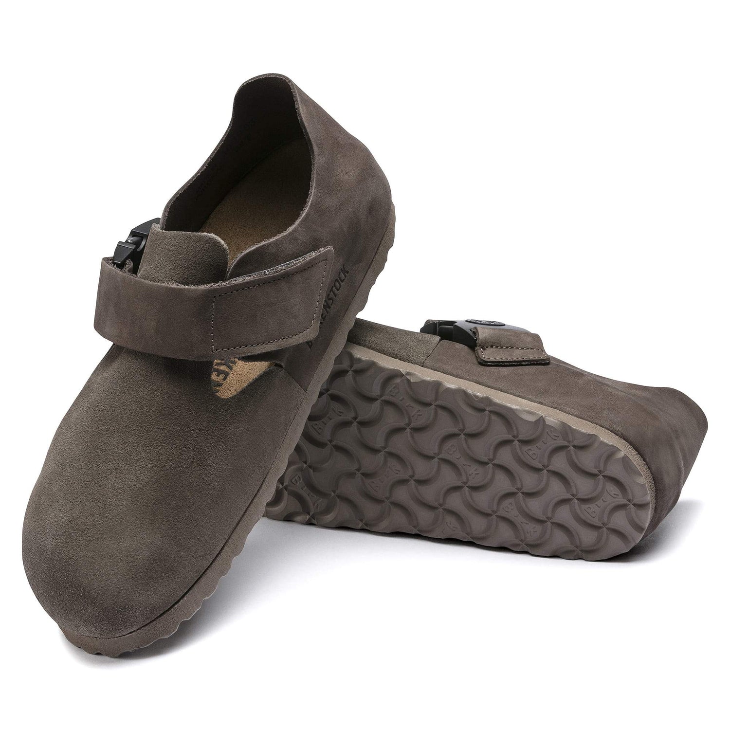 London Tech Suede Leather Gunmetal - BIRKENSTOCK