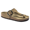 BIRKENSTOCK Gizeh Big Buckle Nubuck Leather Sandal