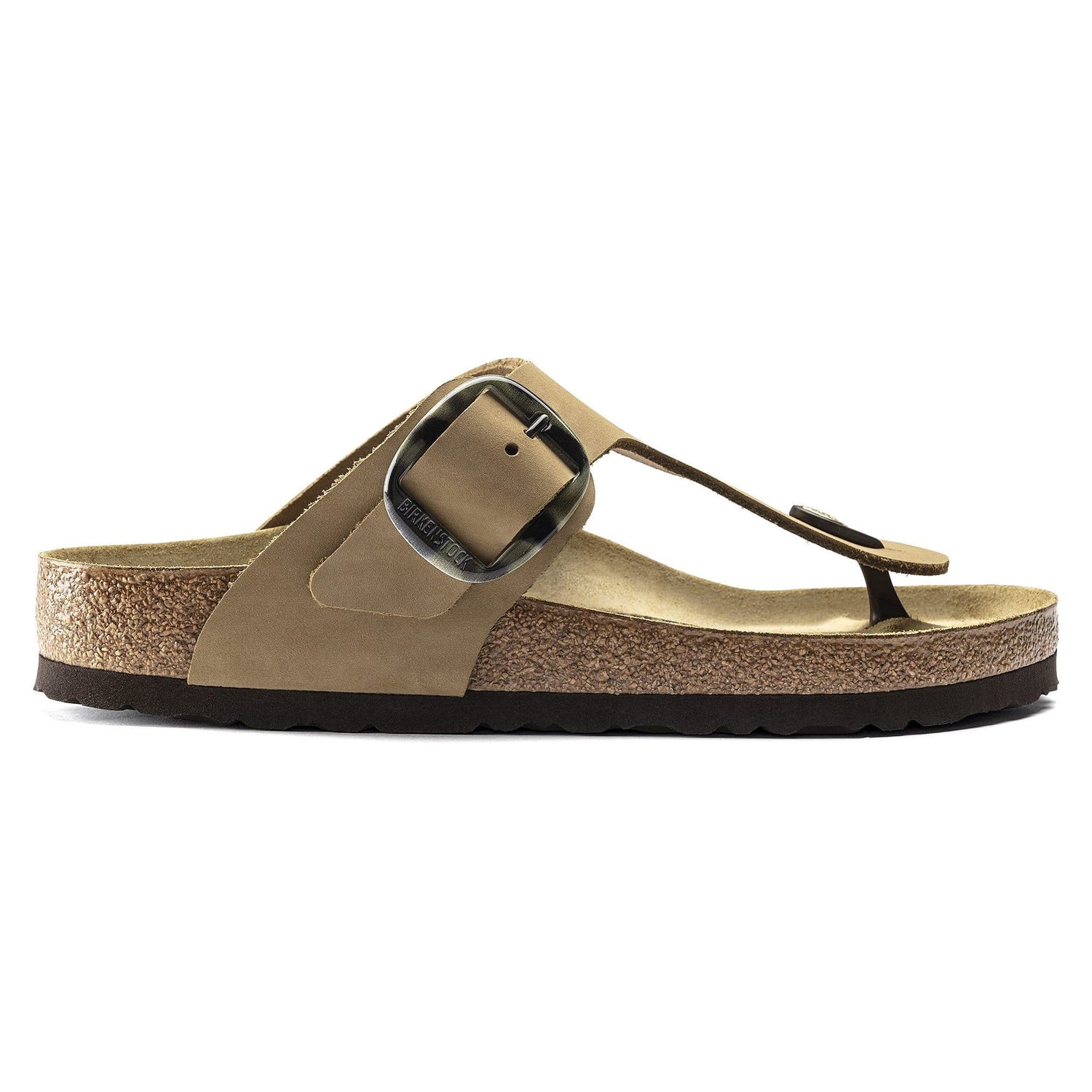 Gizeh Big Buckle Nubuck Leather - BIRKENSTOCK