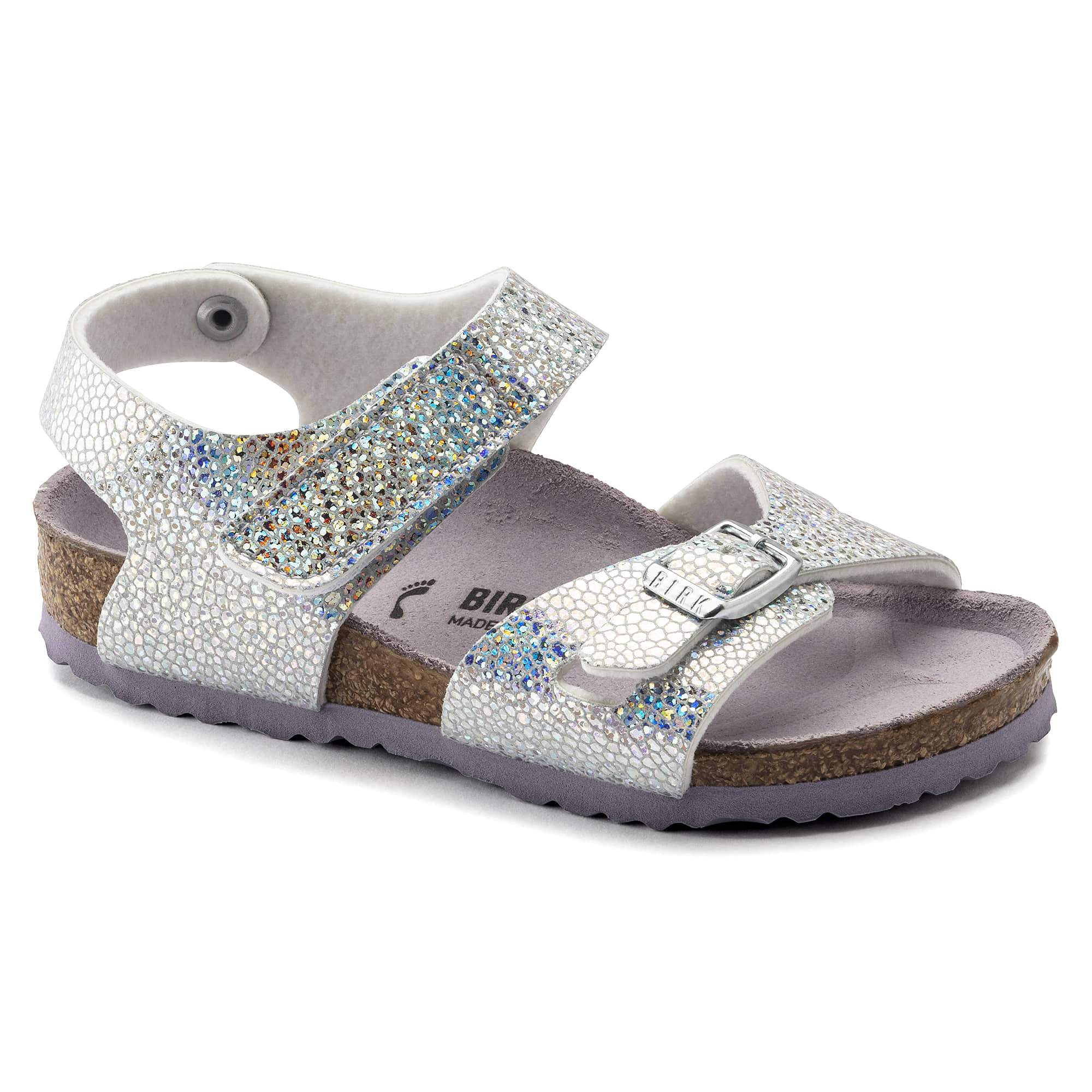 BIRKENSTOCK Colorado Micro Fibre Kids Sandal Silver