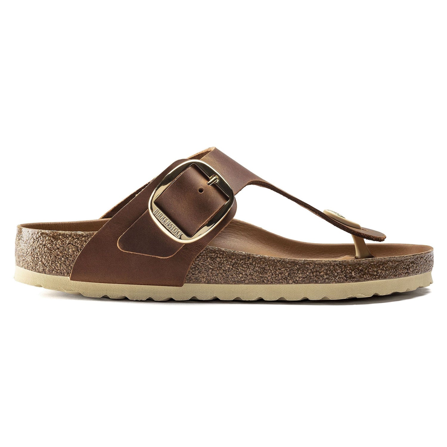 Gizeh Big Buckle Natural Leather - BIRKENSTOCK