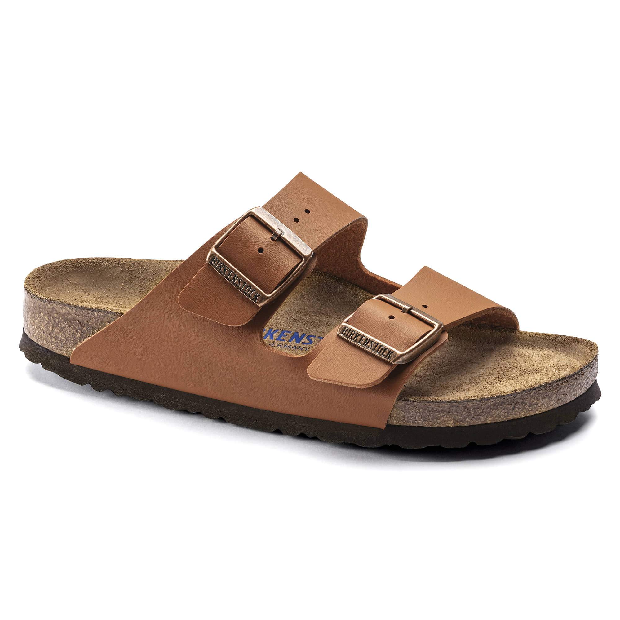 BIRKENSTOCK Arizona Soft Footbed Birko Flor Sandal Brown