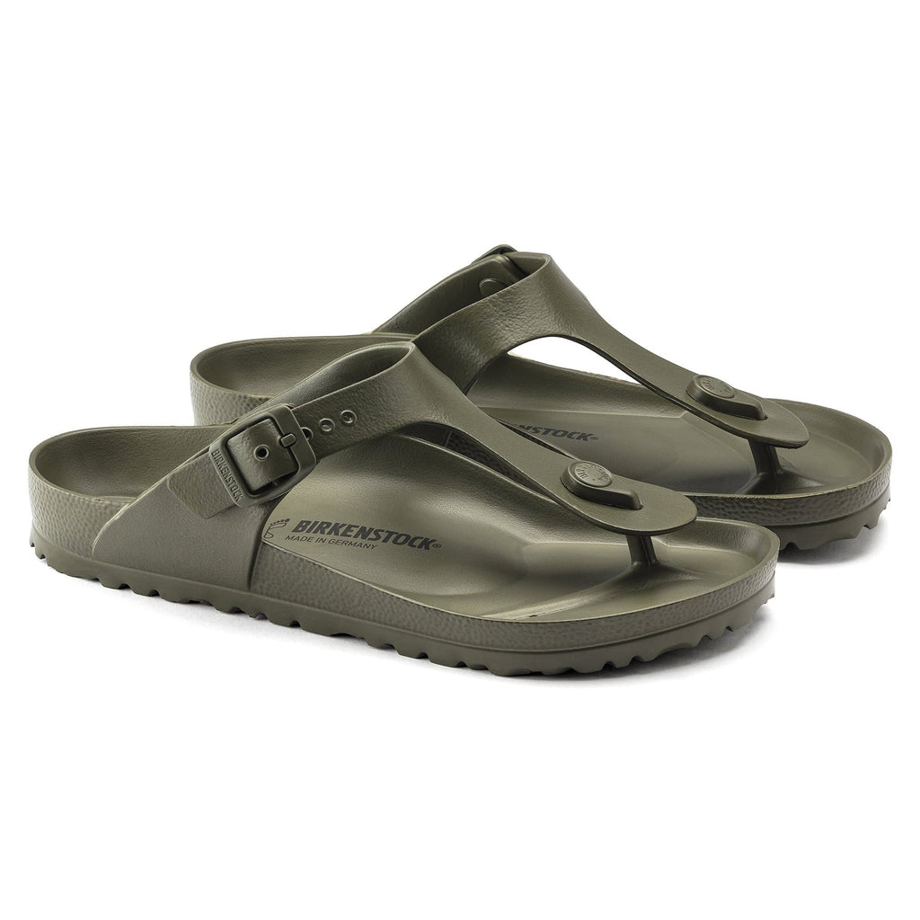 BIRKENSTOCK Gizeh Essentials EVA Sandals - Khaki | Navy