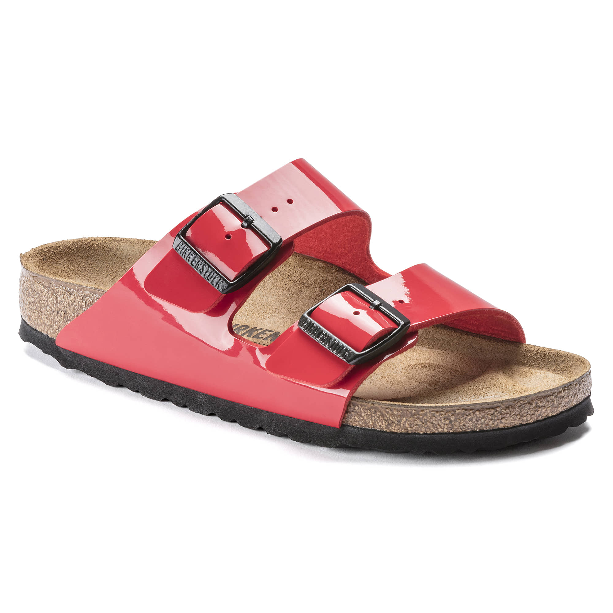 Red 2025 arizona birkenstocks