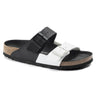 BIRKENSTOCK Arizona Split Birko-Flor Black and White Sandal