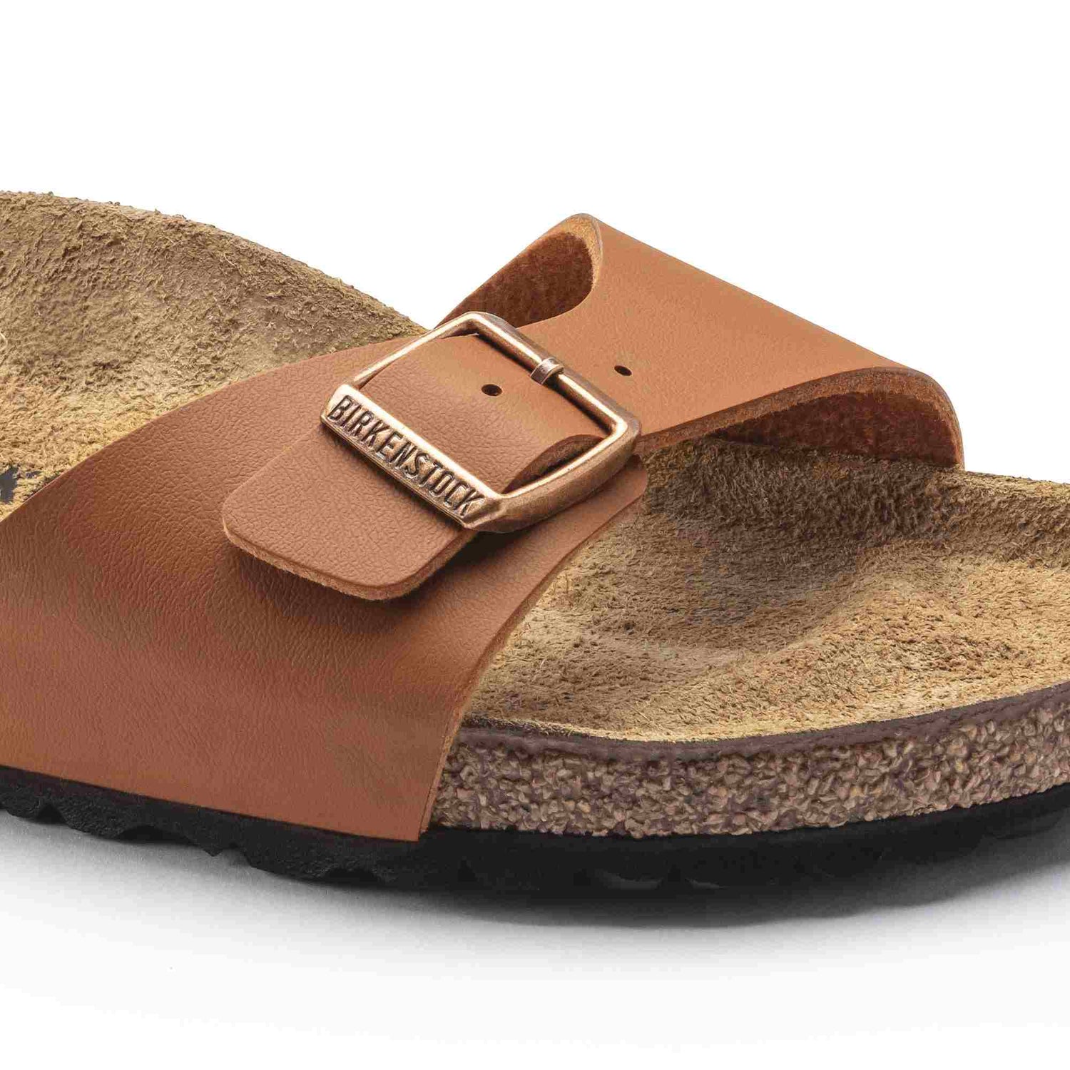 Birkenstock Brown/Ginger Madrid Birko-Flor Details