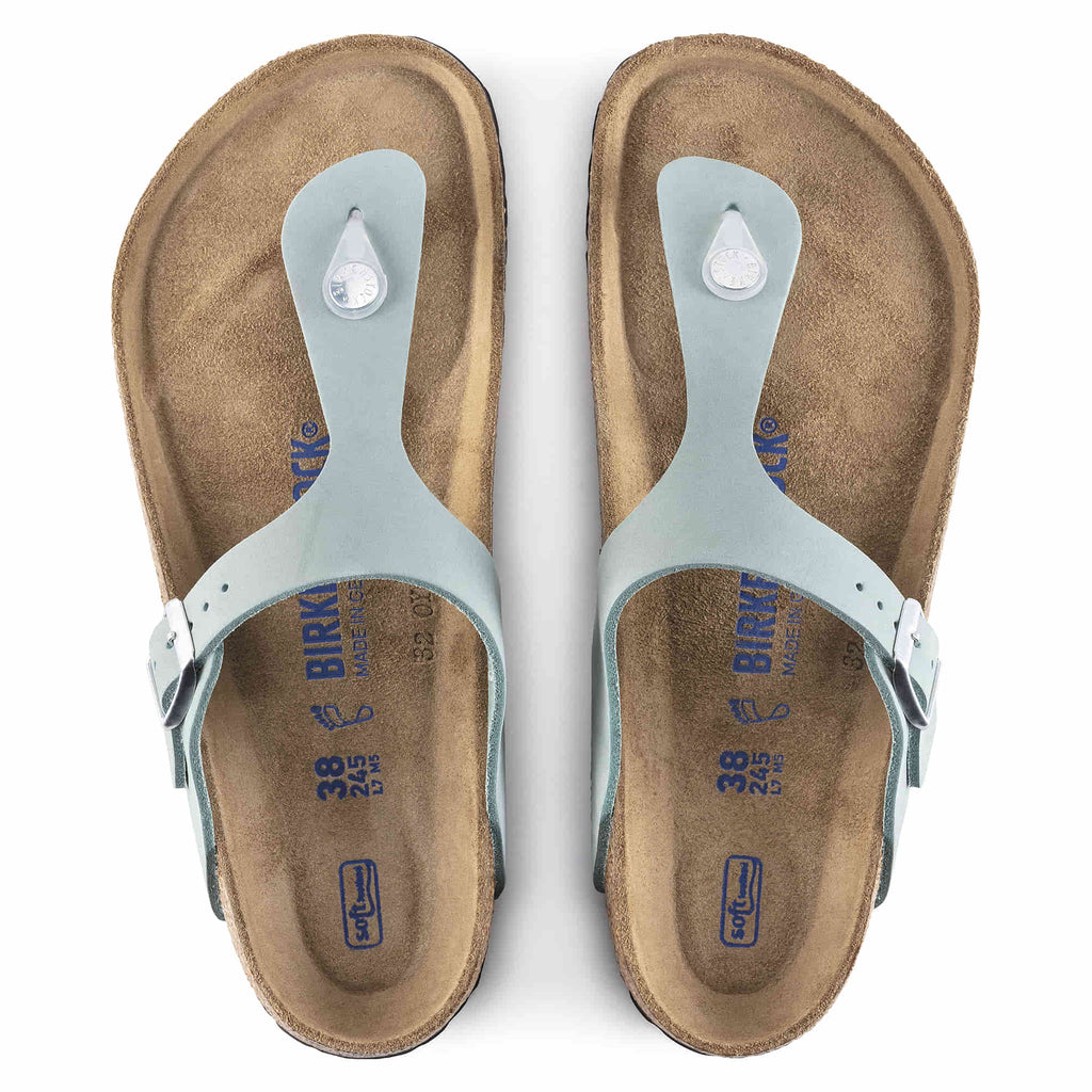 Birkenstock Gizeh Soft Footbed - Metallic Leather