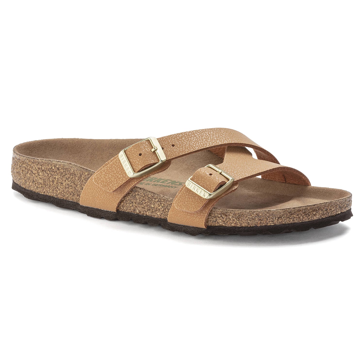 Birkenstock Yao Vegan Birko-Flor brown Nubuck Sandal