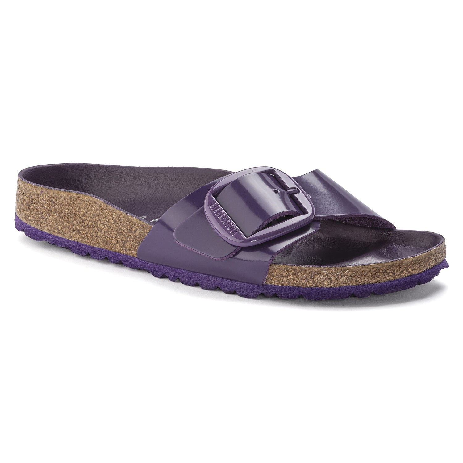 All about Birkenstock Madrid Big Buckle Natural Leather Patent