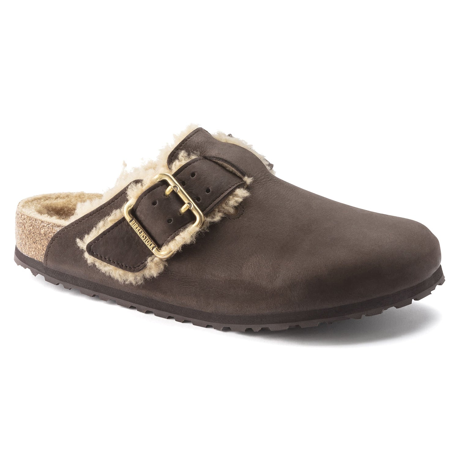 Birkenstock Boston Bold Shearling Slip-resistant Outsole Made From Genuine Rubber