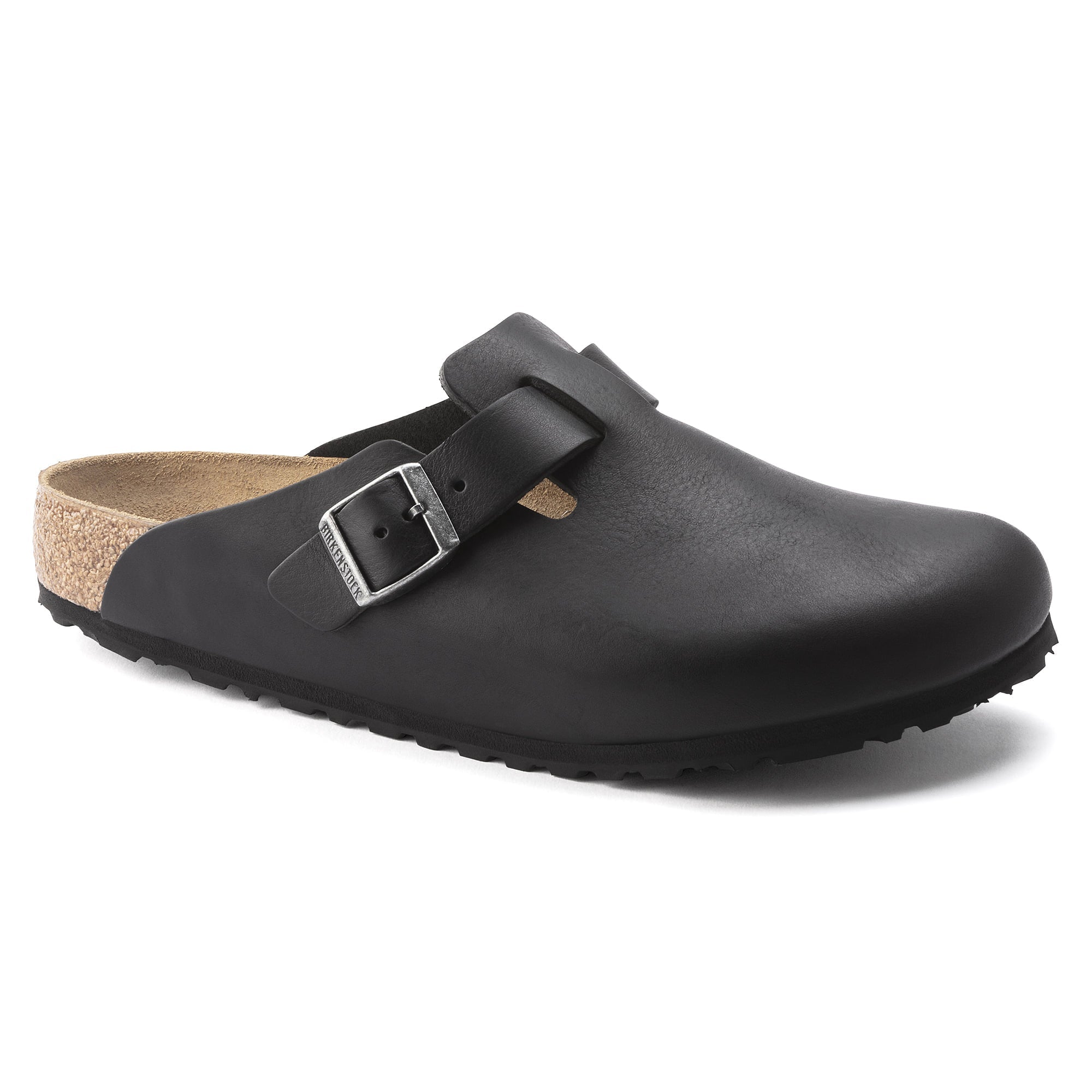 Birkenstock Black Boston Grip Clogs