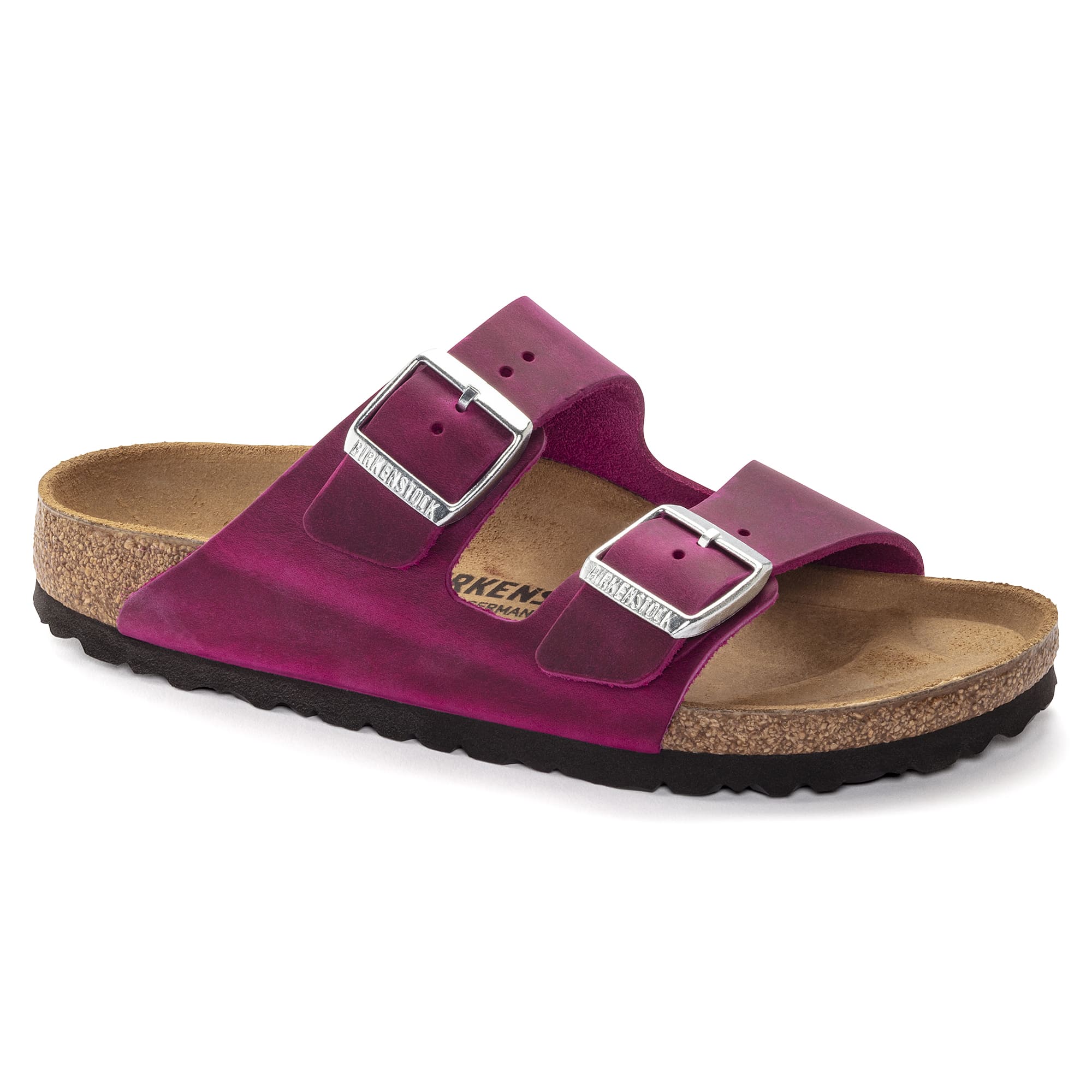 Buy Birkenstock Arizona Big Buckle Maroon Narrow Width Women Two-strap  Sandals Online