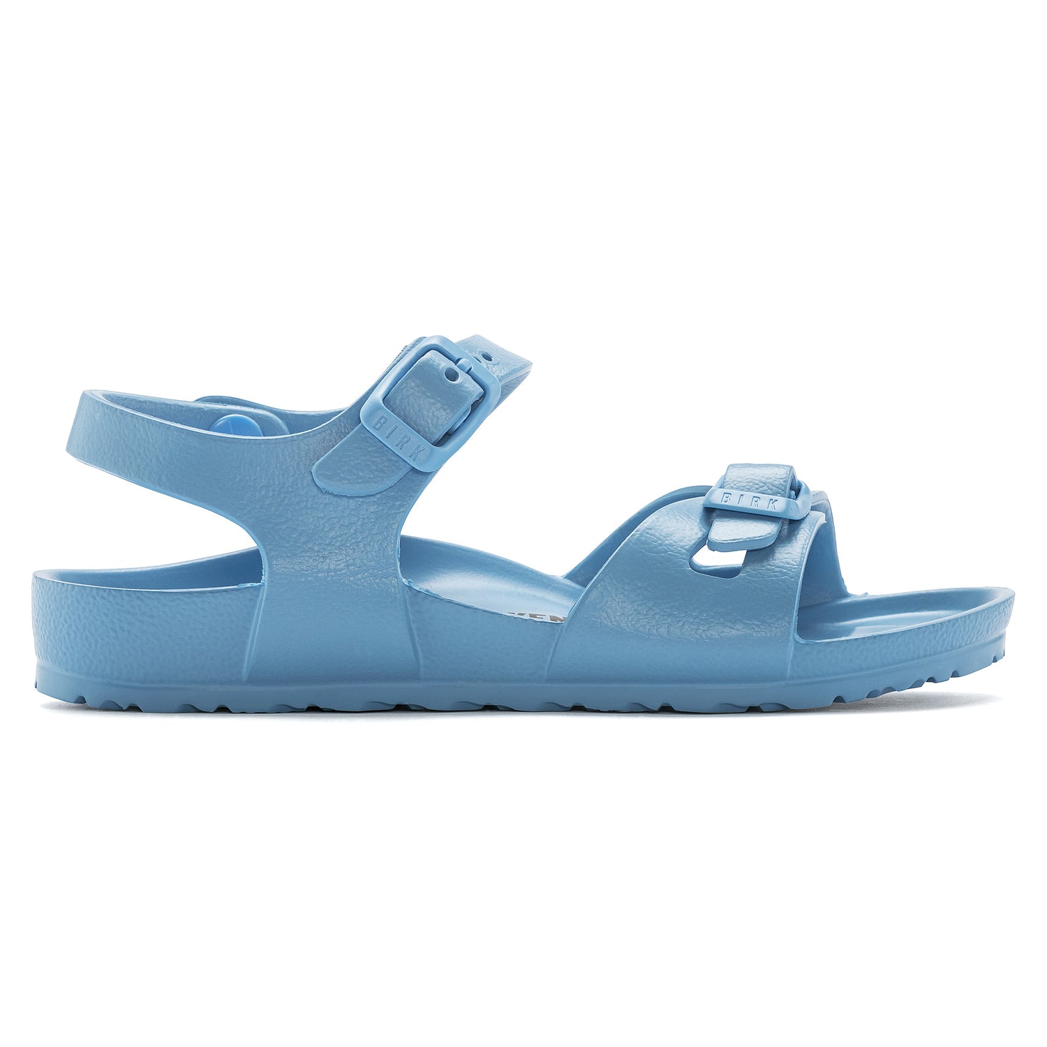 Birkenstock Red Milano Kids Vegan Birko-Flor Nubuck Sandal Side look