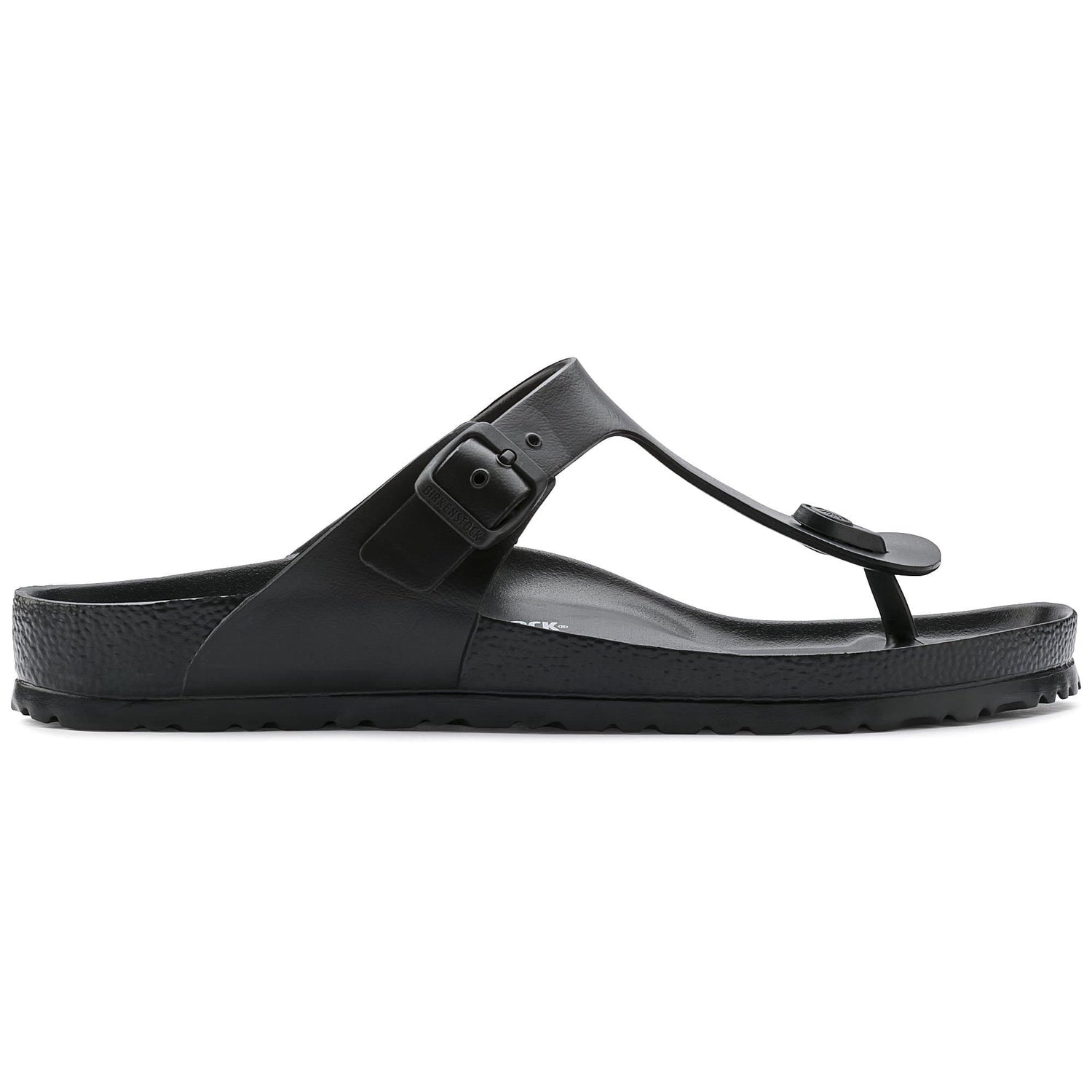  Birkenstock Gizeh black Essentials EVA Sandal Side Look