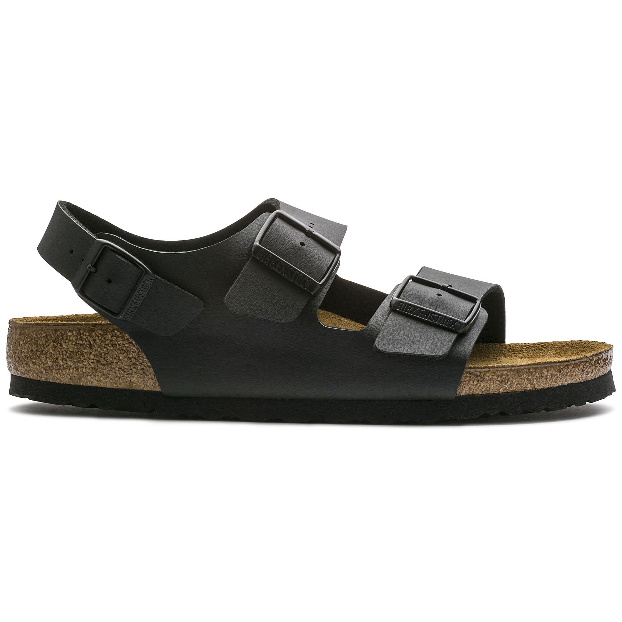 BIRKENSTOCK Milano Birko-Flor Sandals - Black