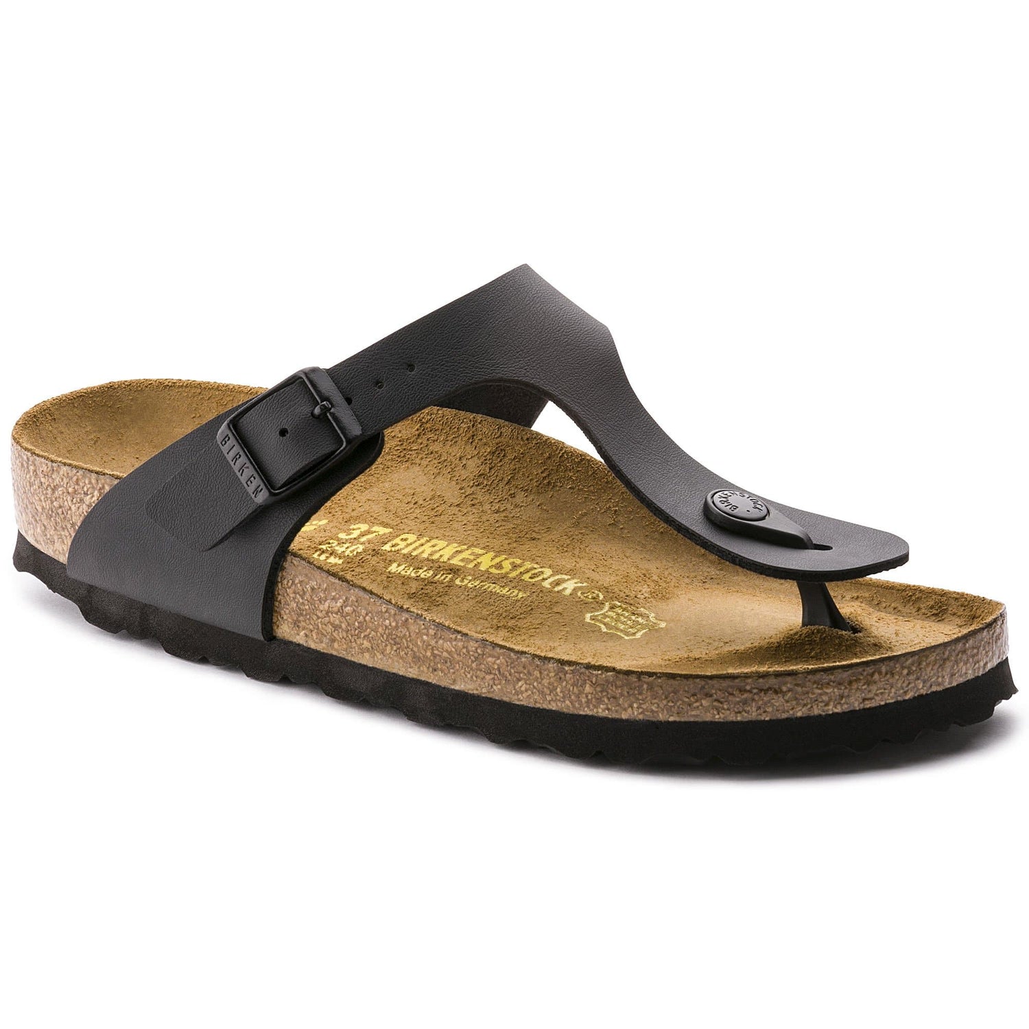 BIRKENSTOCK Gizeh Birko-Flor Black Sandals