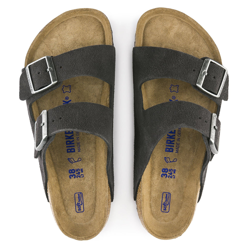 Grey discount suede sandals